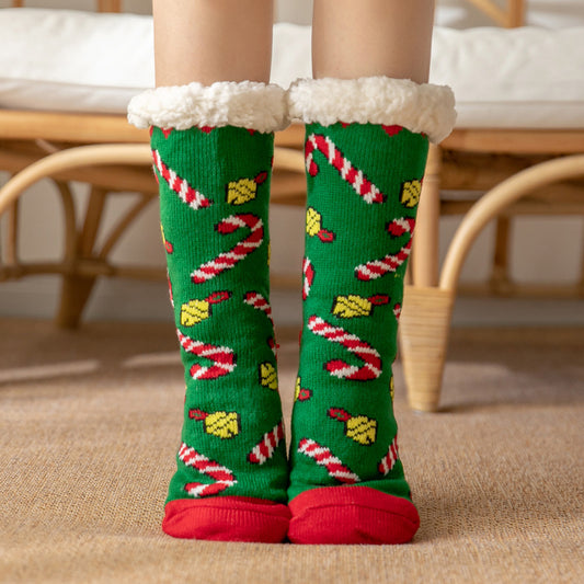 Lambskin floor socks