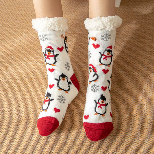 Lambskin floor socks