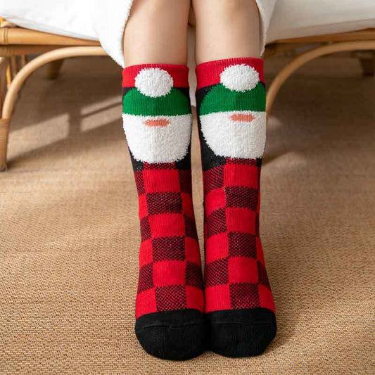 Lambskin floor socks