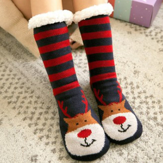 Lambskin floor socks