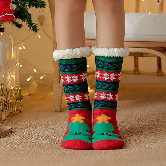 Lambskin floor socks
