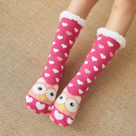 Lambskin floor socks