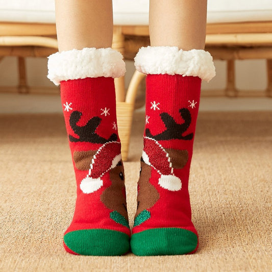 Lambskin floor socks