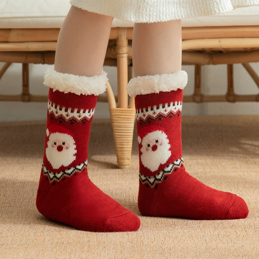 Lambskin floor socks
