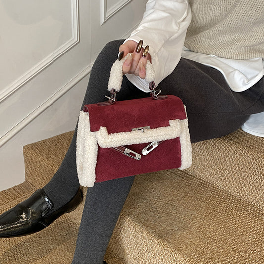 Lambswool Blend Kelly Crossbody Bag