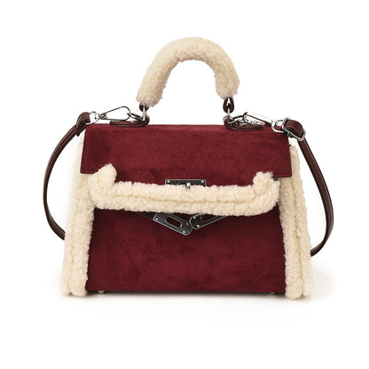 Lambswool Blend Kelly Crossbody Bag