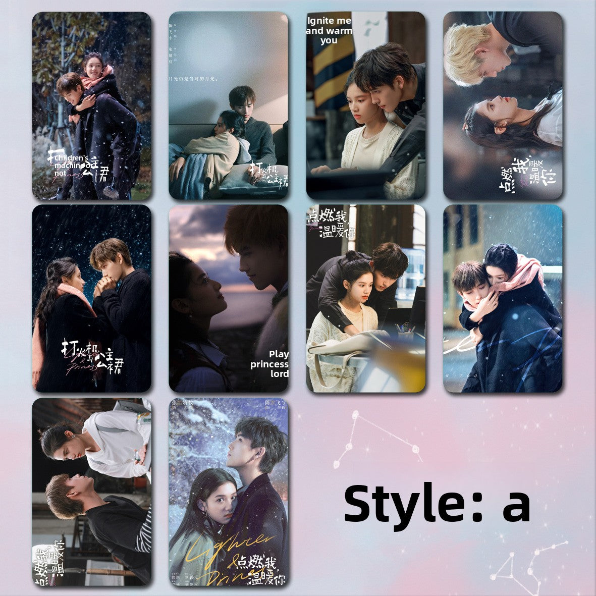 Laminated Drama Photo Cards Collectible Set