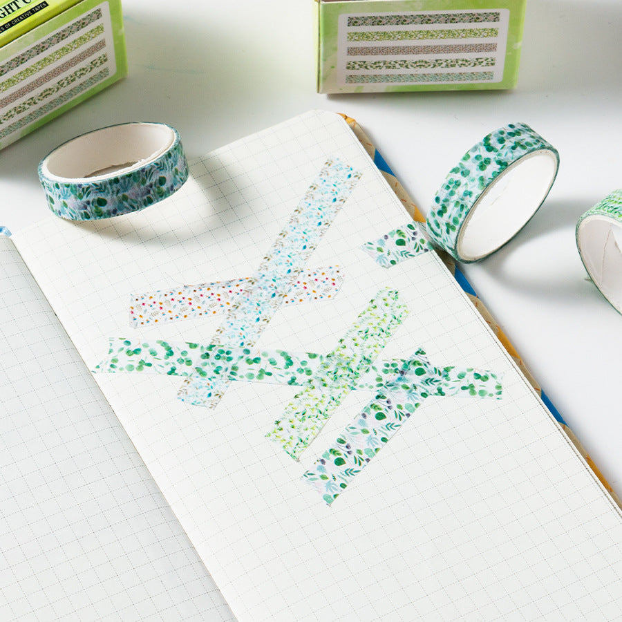 Landscape hand account tape