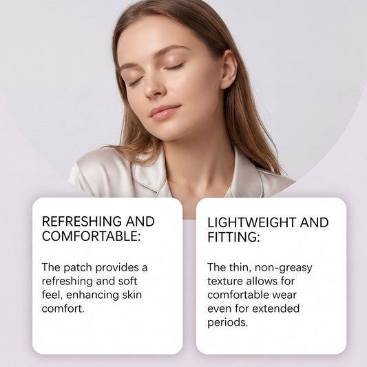 LANISKA Soft Eye Mask for Daily Care and Night Use