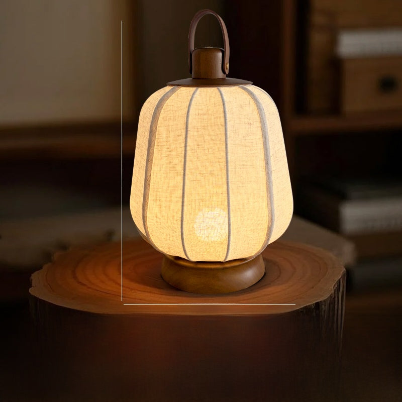 Lantern-style table lamp