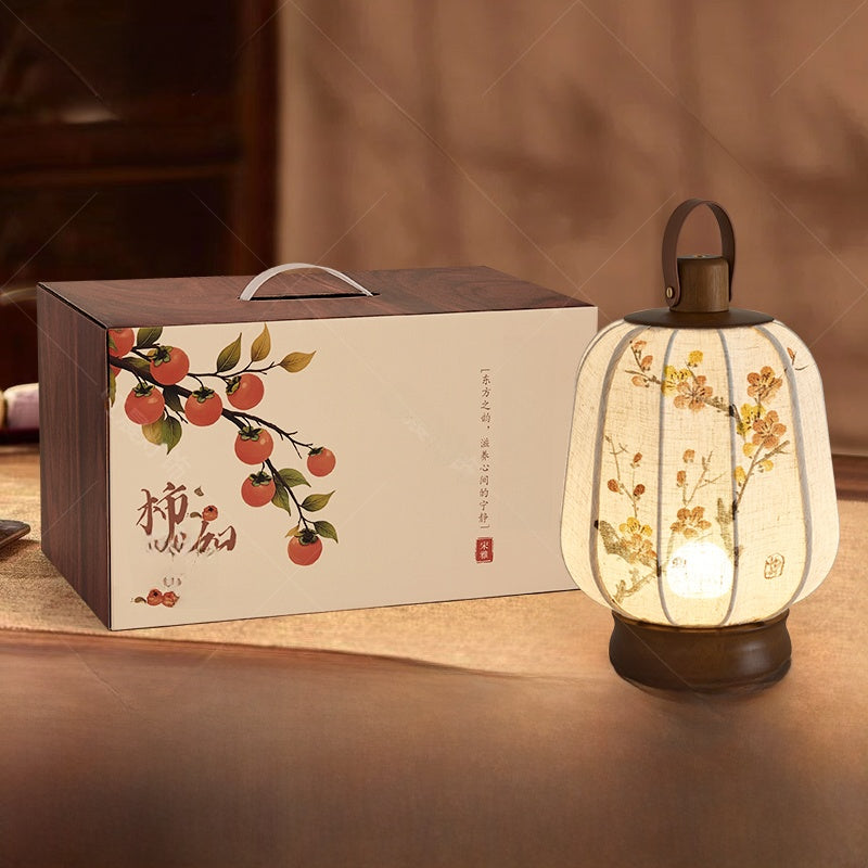 Lantern-style table lamp