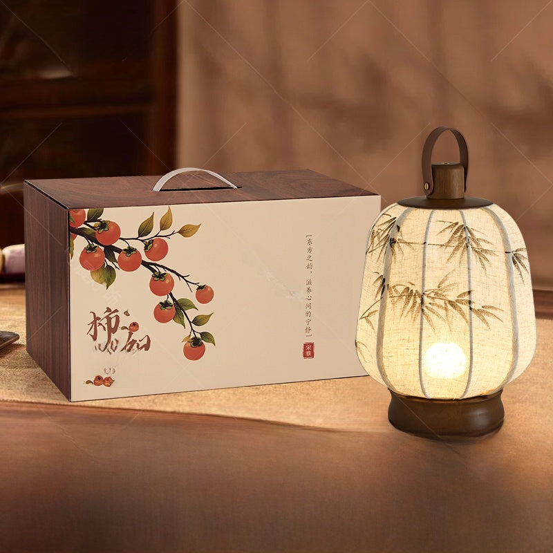 Lantern-style table lamp