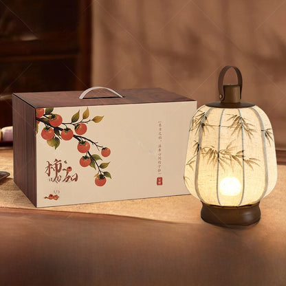 Lantern-style table lamp