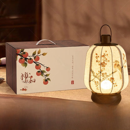 Lantern-style table lamp