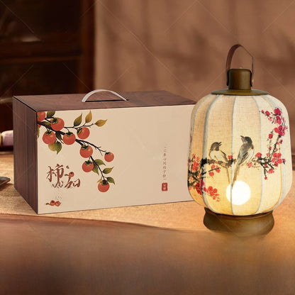 Lantern-style table lamp