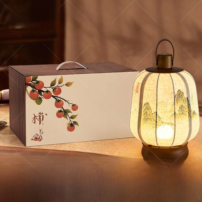 Lantern-style table lamp