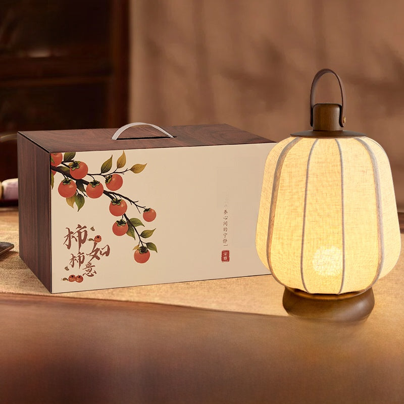 Lantern-style table lamp