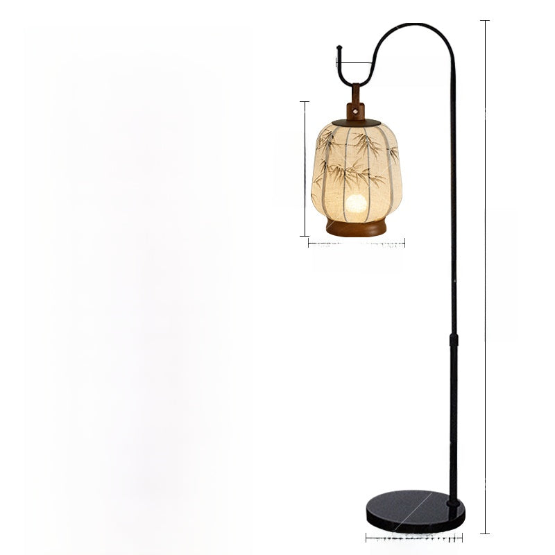 Lantern-style table lamp