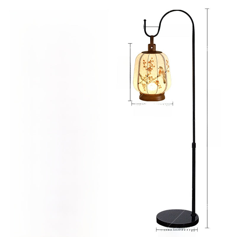 Lantern-style table lamp