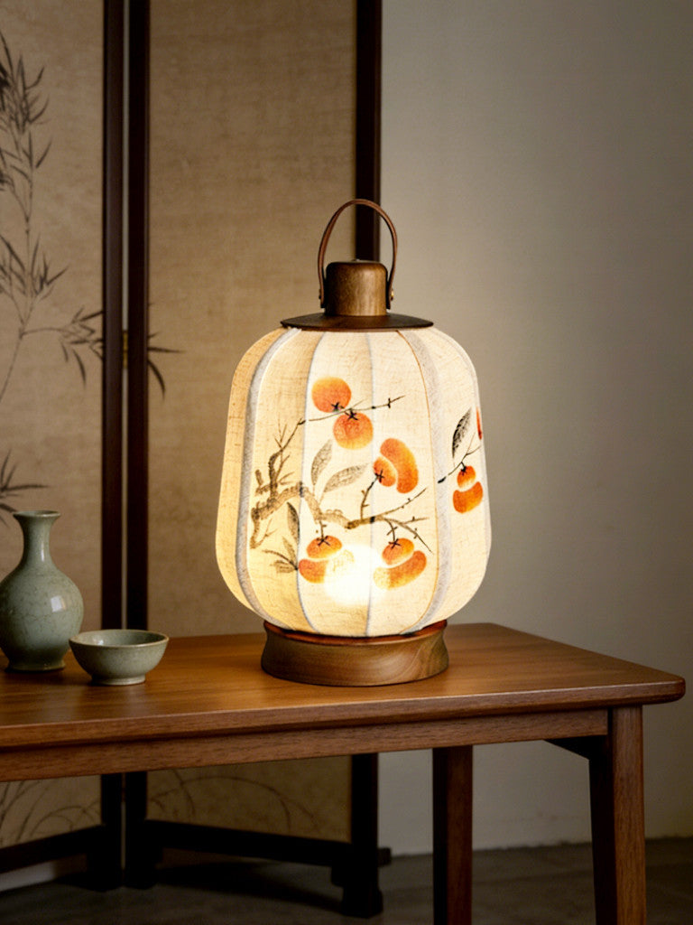 Lantern-style table lamp