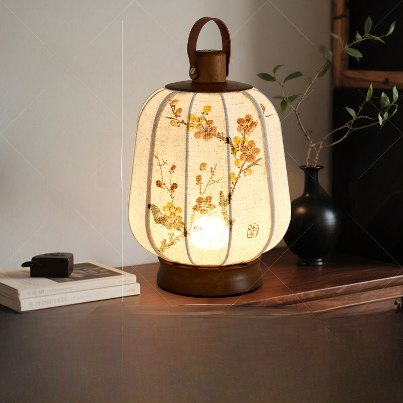Lantern-style table lamp