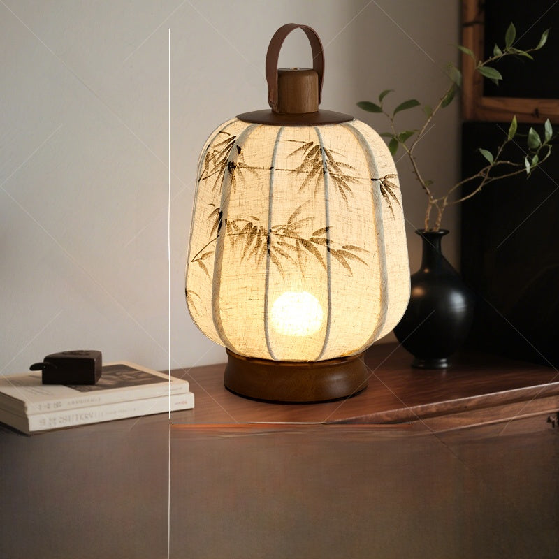 Lantern-style table lamp