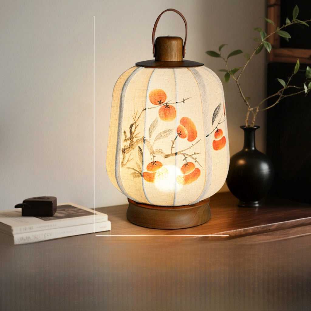 Lantern-style table lamp