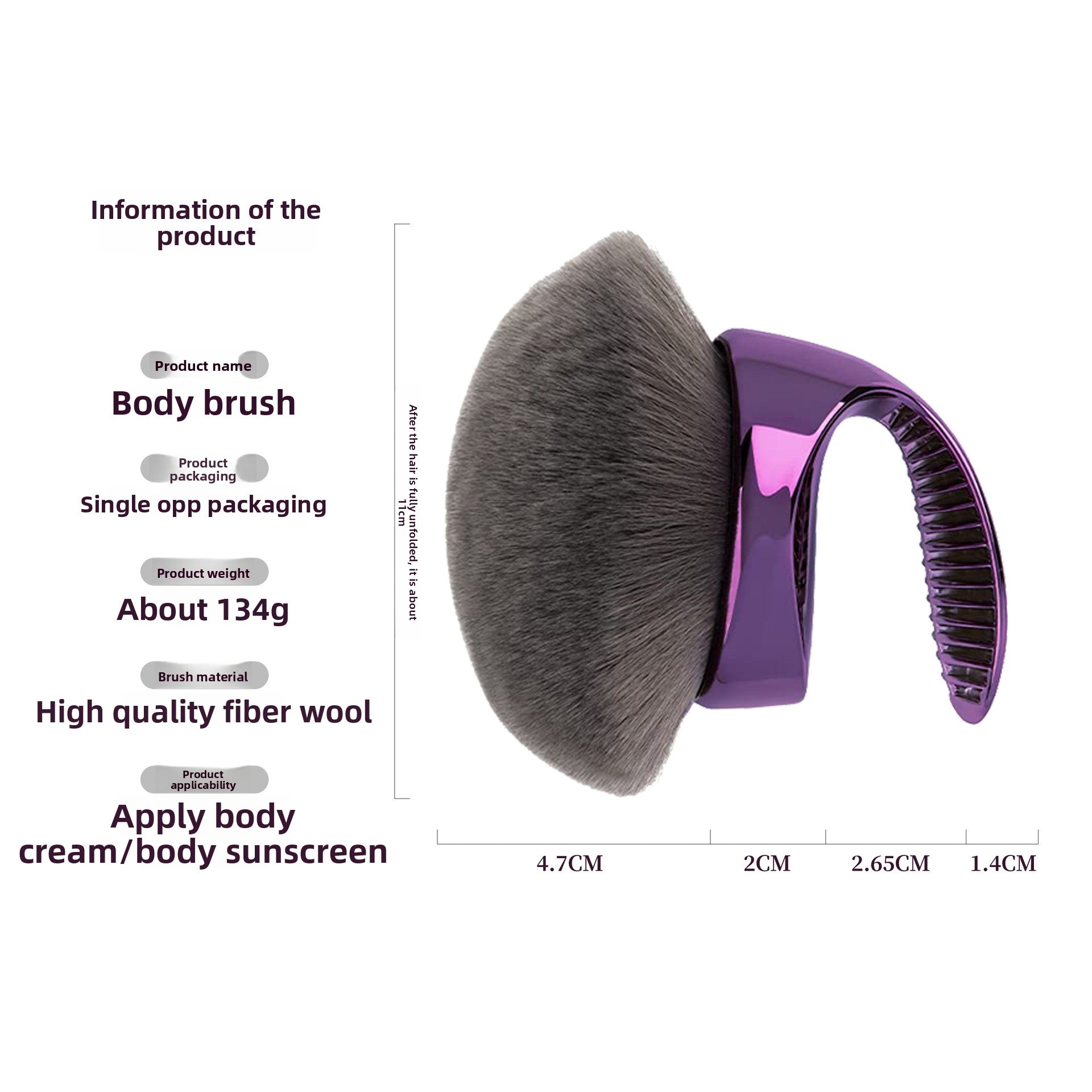 Large Body Makeup Brush