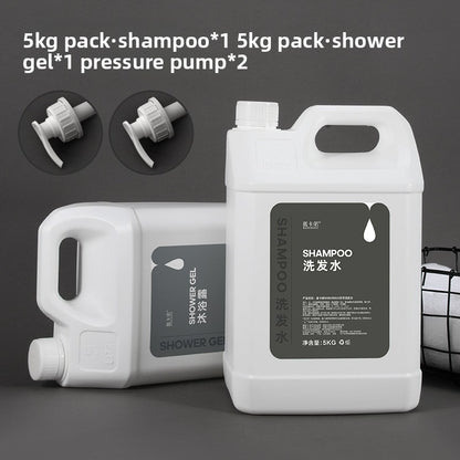 Large bottle of shampoo