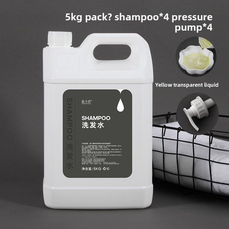 Large bottle of shampoo