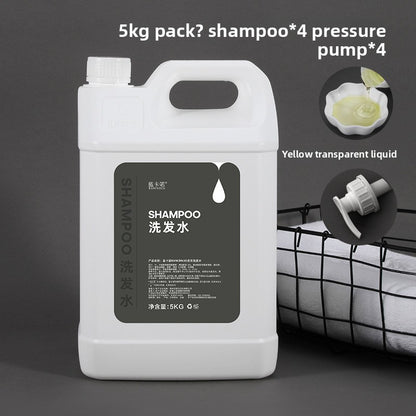 Large bottle of shampoo