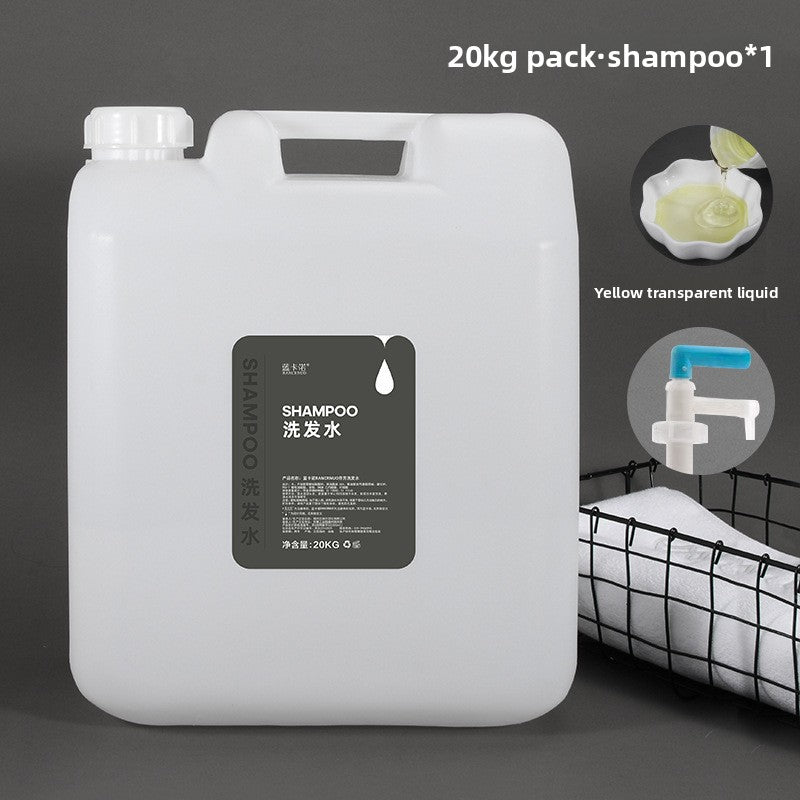 Large bottle of shampoo