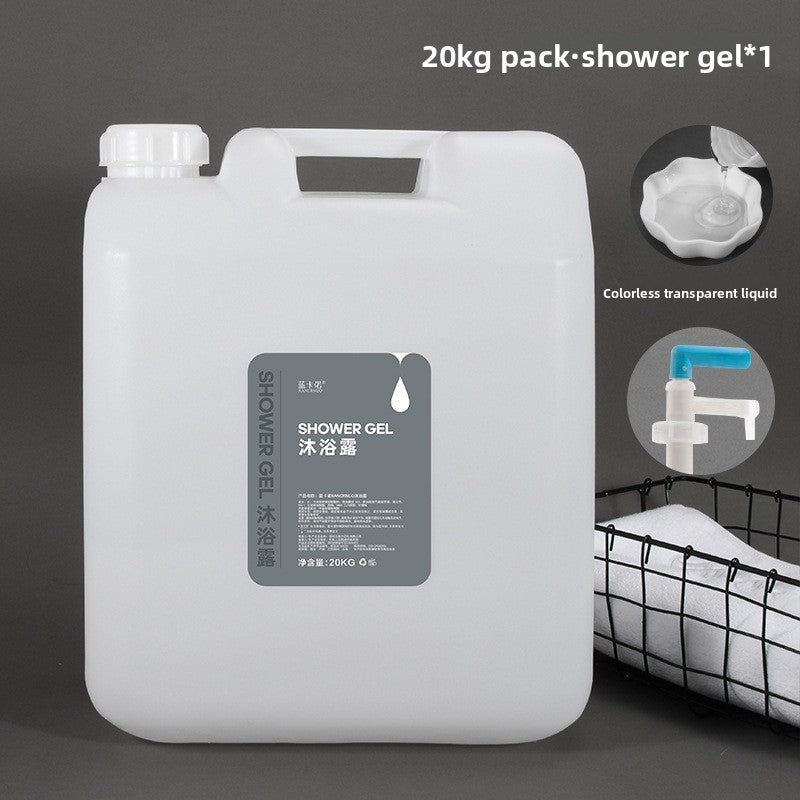 Large bottle of shampoo