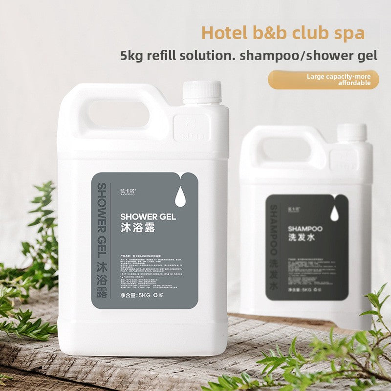 Large bottle of shampoo