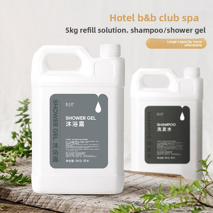 Large bottle of shampoo
