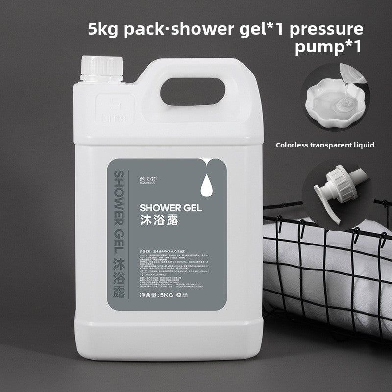Large bottle of shampoo
