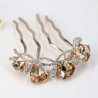 Large bow hairpin