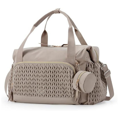Large Capacity Baby Diaper Bag with Pacifier Case