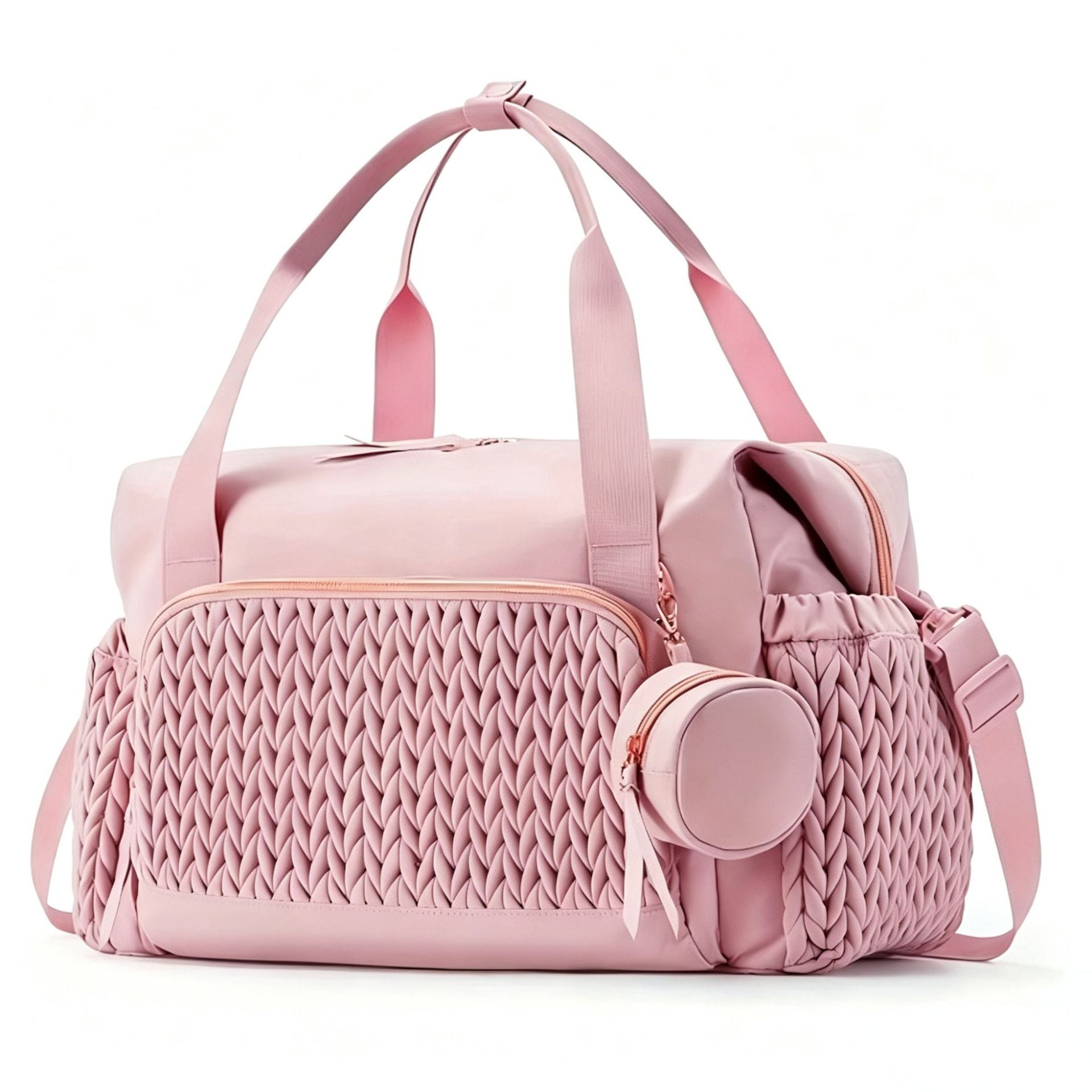 Large Capacity Baby Diaper Bag with Pacifier Case