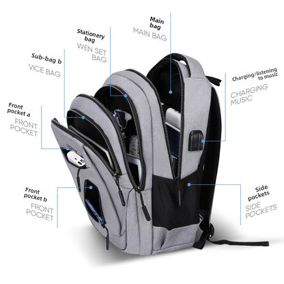 Large-capacity backpack