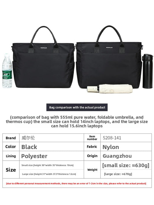 Large Capacity Business Messenger Bag for Men with Laptop Compartment
