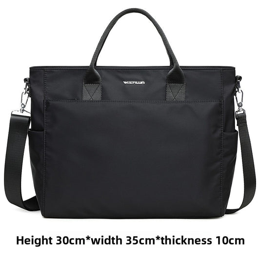 Large Capacity Business Messenger Bag for Men with Laptop Compartment
