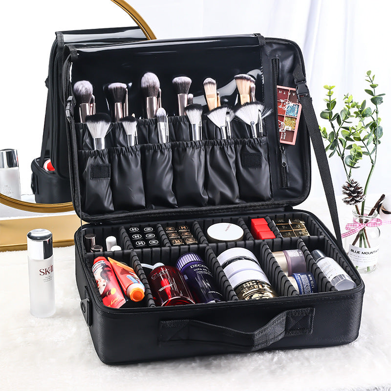 Large capacity cosmetic bag