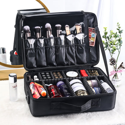 Large capacity cosmetic bag