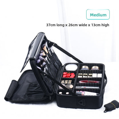 Large capacity cosmetic bag