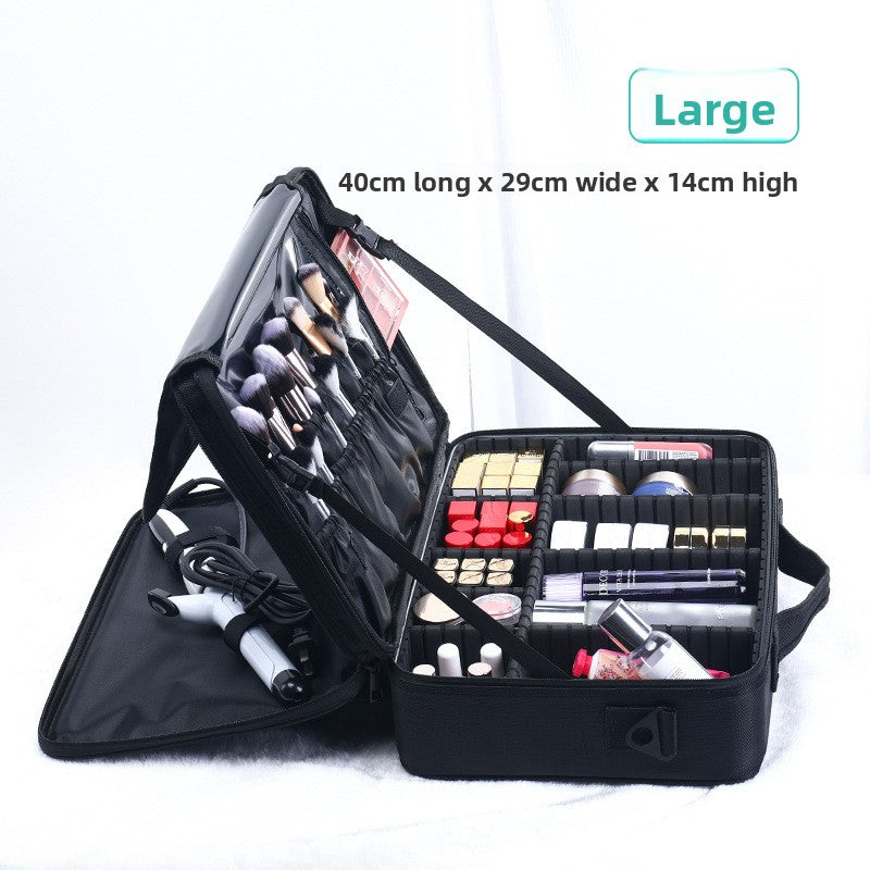 Large capacity cosmetic bag