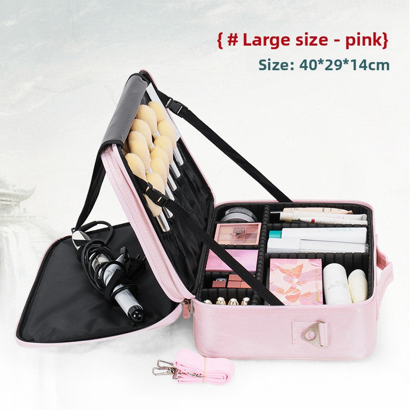 Large capacity cosmetic bag