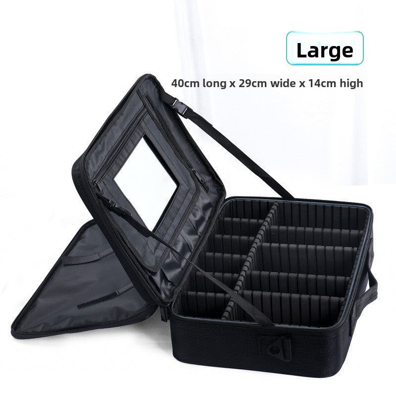 Large capacity cosmetic bag