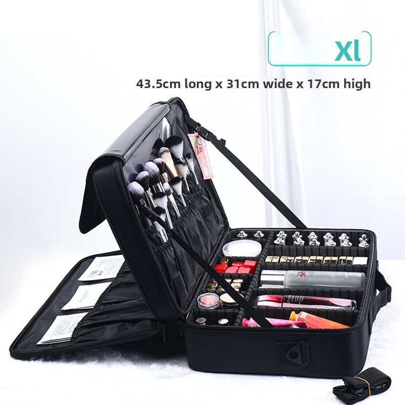 Large capacity cosmetic bag