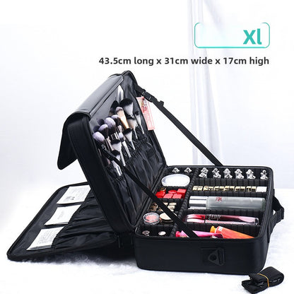 Large capacity cosmetic bag